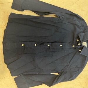 Crewcuts Boys Navy Button-Up Shirt Jacket